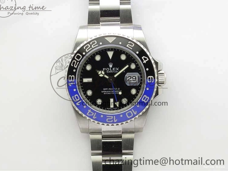 0413 SunProtective GMT-Master II 116710 BLNR Black Blue Ceramic 904L Steel Noob 1:1 Best Edition SA3186 CHS V 2876